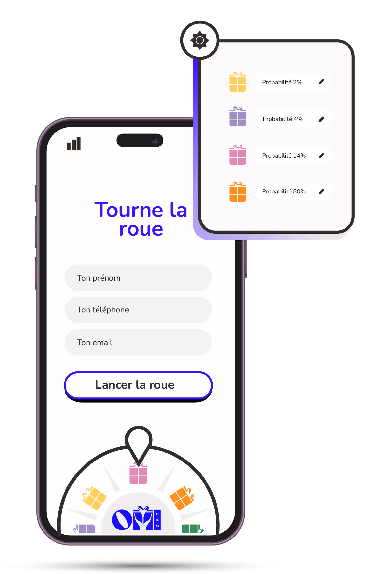 Le client scanne le QR code